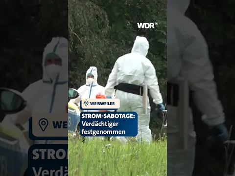 Festnahme: Tatverdächtiger nach Sabotage auf Hochspannungsleitungen | #WDR #Polizei #Sabotage #news