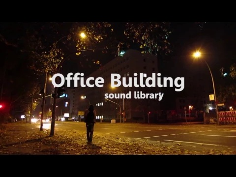 Excellent Room Tones from an Office Building