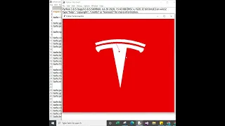 Design Tesla Logo using Python turtle graphic