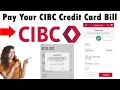 How To Pay Your CIBC Credit Card Bill Using the CIBC App 2025 Very EASY