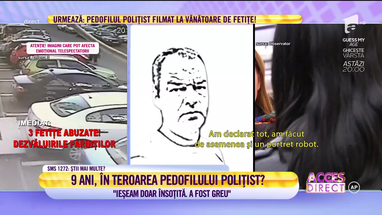 Obligată să trăiască în teroarea pedofilului polițist