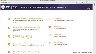 Create and run HelloWorld using Eclipse Photon C