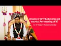 Dreams of dirty bathrooms and excreta Any meaning of it