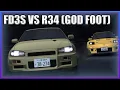 Lagu INITIAL D - FD3S VS R34 (God Foot) [HIGH QUALITY]