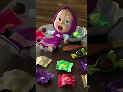 ¿Qué va a juntar Masha? #Shorts #mashabear #mashaoso #shortsfeed #niños