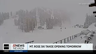 Mt Rose Ski Tahoe to open for winter season on Friday