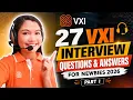 27 VXI INTERVIEW QUESTIONS AND ANSWERS FOR NEWBIES 2026 PART I NAYUMI CEE