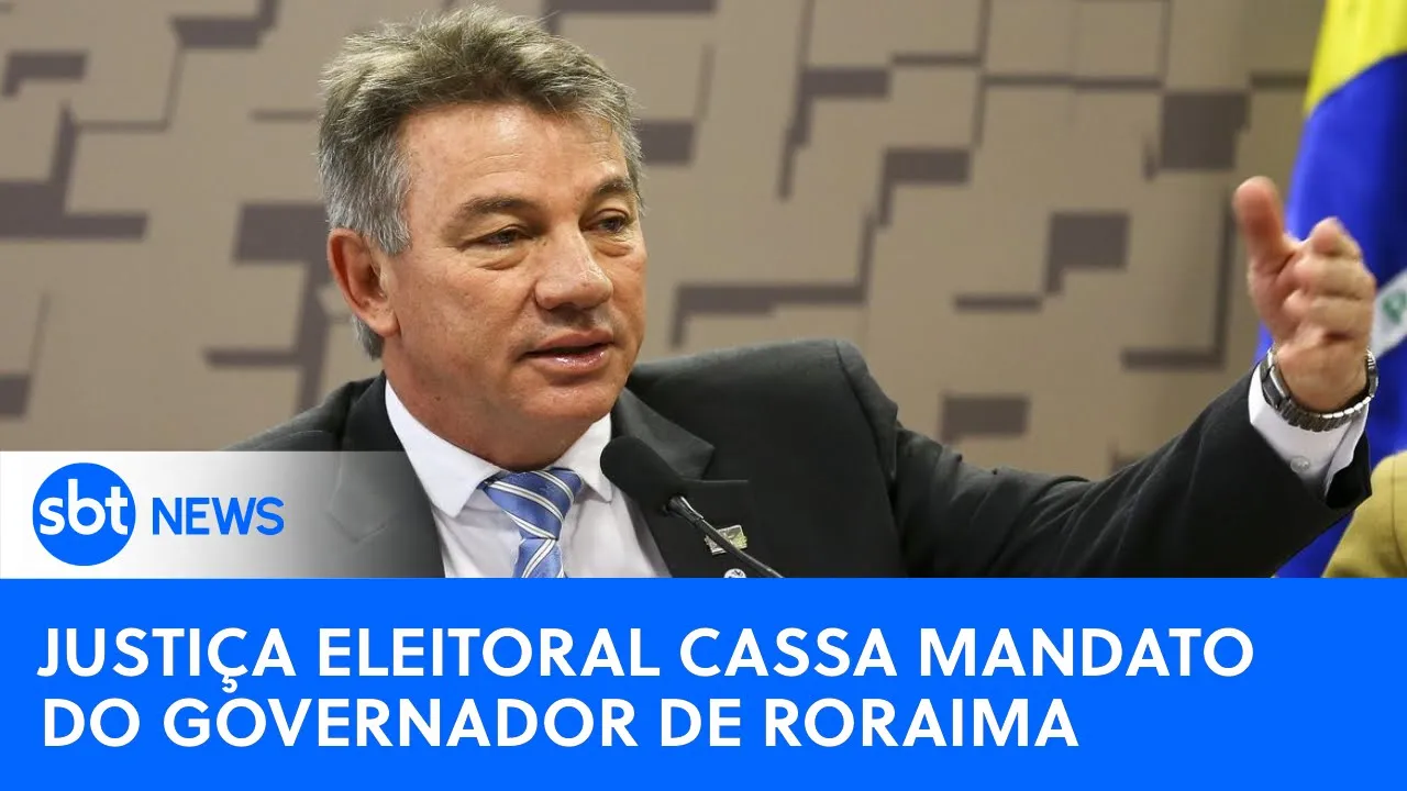 ???? SBT News na TV: TRE cassa mandato do governador de Roraima; Trump é indiciado pela quarta vez.