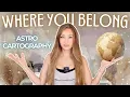 Where You BELONG Based on Your Date of Birth Astrocartography