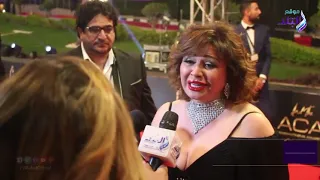 الهام شاهين بفستان نار 