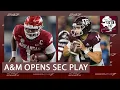 Previewing top-25 clash between Texas A M and Arkansas Gig Em 247 Podcast