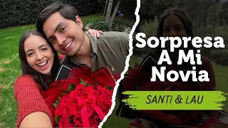 SORPRESA a mi novia por SAN VALENTÍN ❤️ | Primer día grabando nuestro ÁLBUM 🎤 | Vlog Santimaye