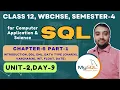 SQL Part-1 Class12 Semester 4 Chapter 6 Unit 2 Computer Application Science