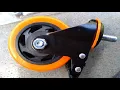 4 Inch Caster Wheels 2200Lbs Threaded Stem Casters Set Review Nice heavy casters with 1 2 13 thre