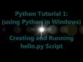 Python Tutorial 1 Hello Py