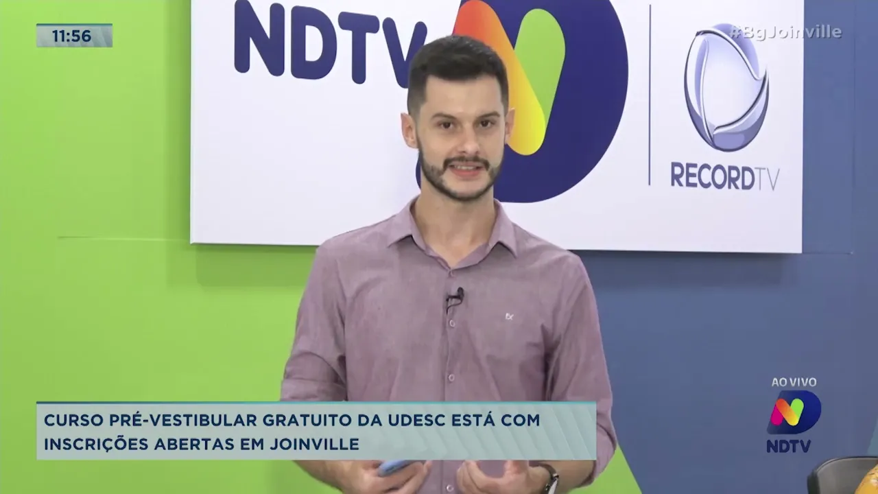 Curso pré vestibular gratuito da Udesc está com inscrições abertas em Joinville