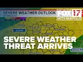 Severe weather arrives Wednesday afternoon for Middle Tennessee Southern Kentucky