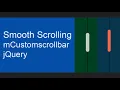 Easily smooth scrolling web page with mCustomscrollbar js
