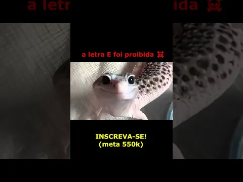 PROIBIRAM A LETRA E ☠️🥀