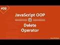 Learn JavaScript OOP in Arabic - Delete Operator