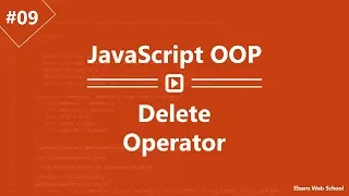 Learn JavaScript OOP in Arabic - Delete Operator