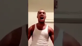 Screaming black man gets hit by his mom meme
