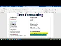 Text Formatting in MS Word Microsoft Word Tutorial Text Formatting Tech Basics