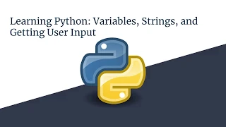 Introduction to Python Lesson 2 Variables Strings and User Input