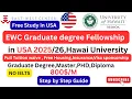 Lagu Hoe u zich kunt aanmelden voor de EWC Graduate Fellowship 2025/26 aan de Universiteit van Hawaï M...