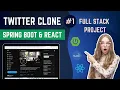 Building A Twitter Full Stack Clone With Spring Boot React MySQL MUI Tailwind And Formik Hindi