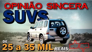 Melhores SUV de 25 a 35 mil reais - Carro bom, bonito, barato e confiável para toda a família!
