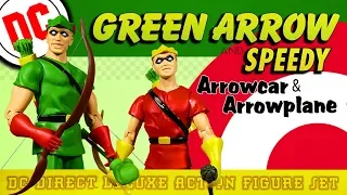 DC Direct Classic Silver Age Green Arrow And Speedy Deluxe Action Figure Set Review 