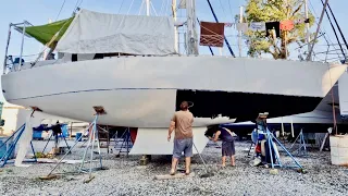 our SAILBOAT ready to launch and COST 2024