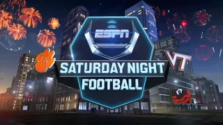 ESPN ABC College Football intro 2017 - 2 Clemson vs 12 Virginia Tech