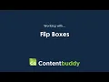 Content Buddy - Flip Box Widget