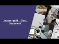 JavaScript If Else Statement Javascript Tutorial