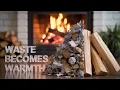 DIY Fire Logs From Waste Paper Could Save You Thousands