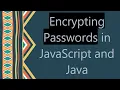 Encrypting Passwords in JavaScript and Java