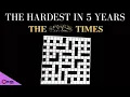 The Hardest Times Crossword In 5 Years