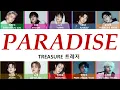 Download Lagu TREASURE(트레저) - PARADISE [Han/Rom/Eng] Color Coded Lyrics