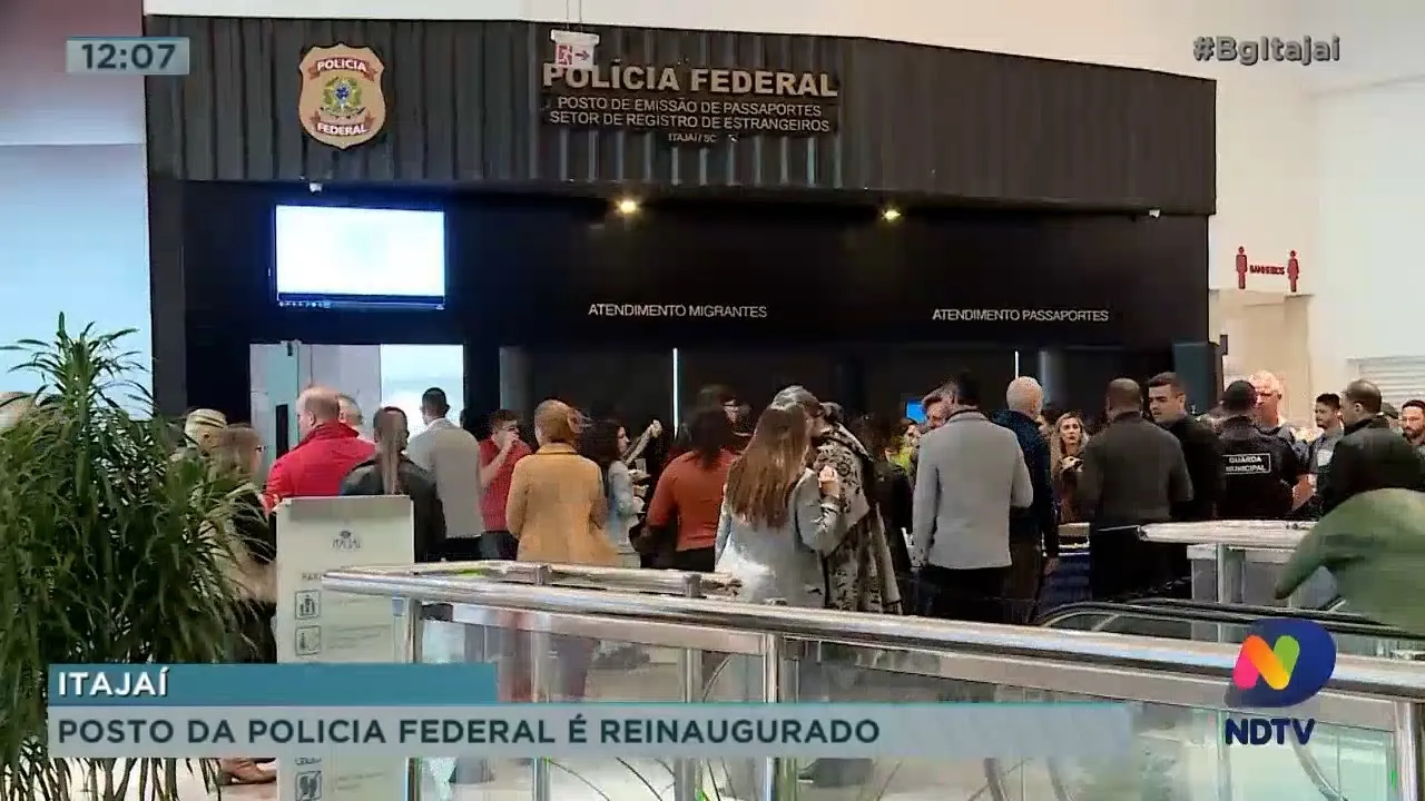 Posto da Polícia Federal é reinaugurado em Itajaí