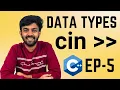 Data Types User Input C for Beginners Ep-5 code io - Tamil