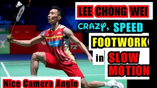  lee chong wei footwork in slow motion nice camera angle badminton full hd