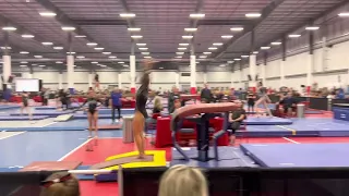 Yurchenko Layout at 2022 Valley of the Sun gymnastics meet-score 9 575 1st place