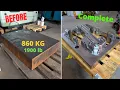 Production of a large mold component CNC Milling
