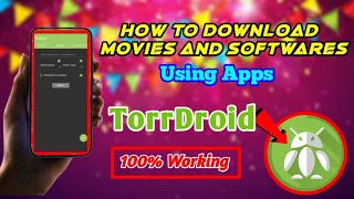how to download movies and software using apps torrdroid 100 working playstore