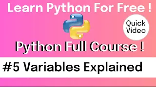 Python Variables Ep5 What is Variable Create Variable Variable Rules Yoo The Best
