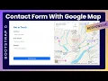 Bootstrap 5 Contact Form With Google Map Integration Responsive Contact Form