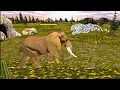 Download Lagu Angry Tiger 🐅 V's 2 Lion's 🦁 V's 1 Bear V's 1 🐘 Virtual Tiger Family Survival Gameplay