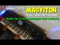 Download Lagu Masyitoh Karaoke \u0026 Lirik Iringan Organ/Keyboard Nada Cm Lomba Mapsi Jateng 2023❗